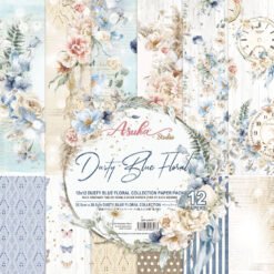 Memory Place Papel de Scrapbooking Dusty Blue Floral 30x30cm