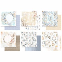 Memory Place Papel de Scrapbooking Dusty Blue Floral 30x30cm