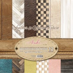 Memory Place Papel de Scrapbooking Leather & Wood Texture 30x30cm