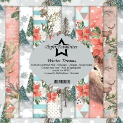 Paper Favourites Papel de Scrapbooking Winter Dreams 30x30cm