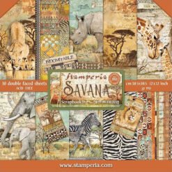 Stamperia Papel de Scrapbooking Savana 30x30cm