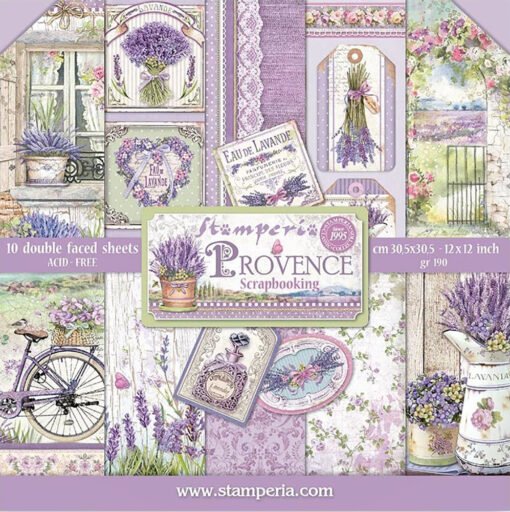 Stamperia Papel de Scrapbooking Provence 30x30cm