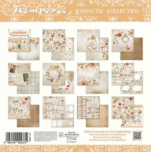 Stamperia Papel de Scrapbooking Garden of Promises 30x30cm