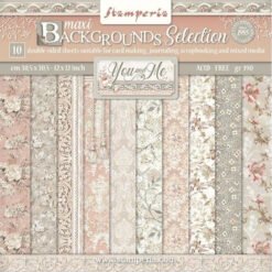 Stamperia Papel de Scrapbooking You and Me Backgrounds 30x30cm