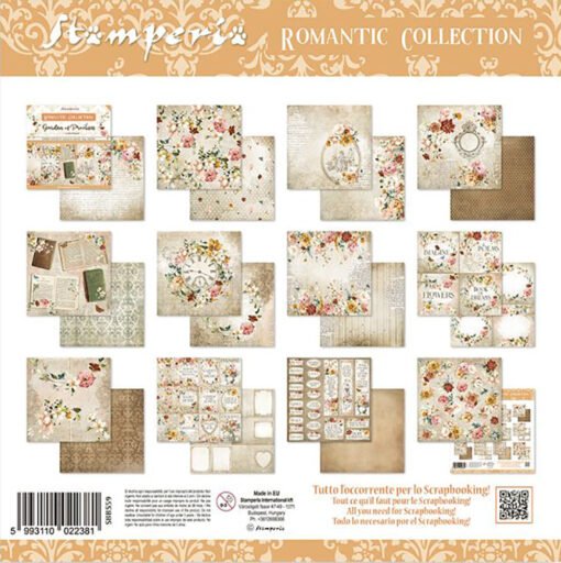 Stamperia Papel de Scrapbooking Garden of Promises 20x20cm