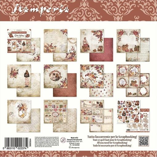 Stamperia Papel de Scrapbooking Our Way 20x20cm