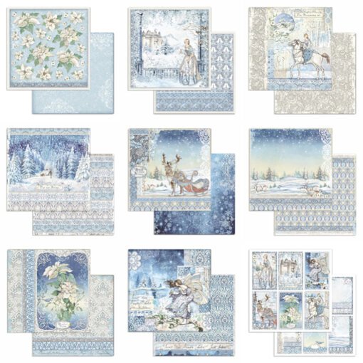 Stamperia Papel de Scrapbooking Winter Tales 15x15cm