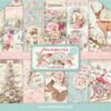 Stamperia Papel de Scrapbooking Pink Christmas 15x15cm