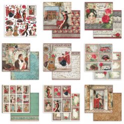 Stamperia Papel de Scrapbooking Desire 15x15cm