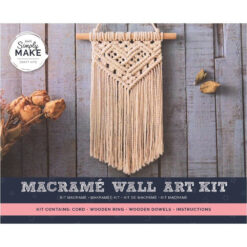 Simply Make Art Kit Macrame Wall