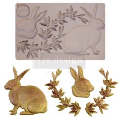 Re-Design Molde de Silicone Meadow Hare