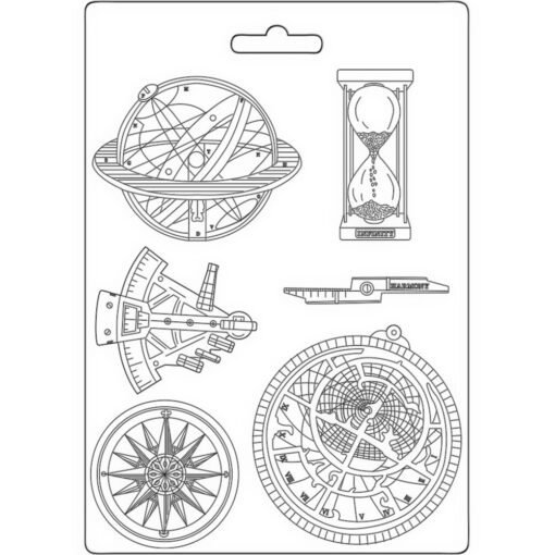 Stamperia Molde A4 Cosmos Infinity Compass