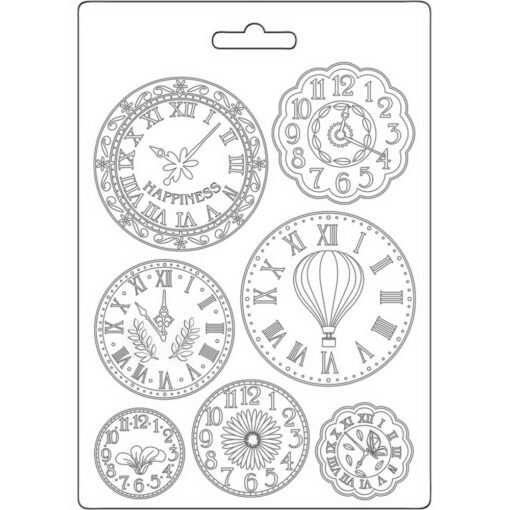 Stamperia Molde A5 Create Happiness Welcome Home Clocks