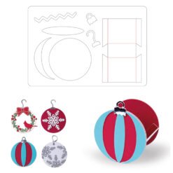 Sizzix Cortante L ScoreBoards Box, Ornament