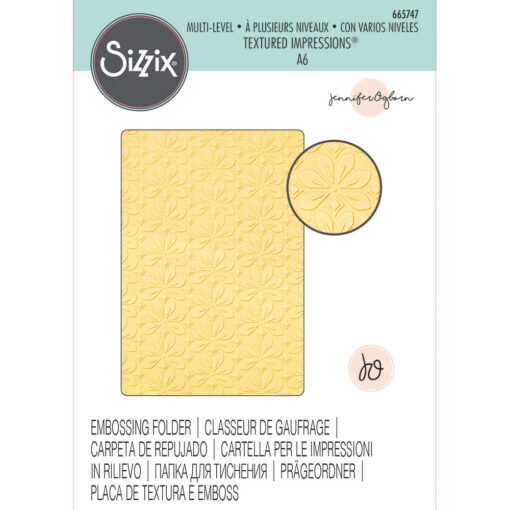 Placa de Textura e Emboss – Flower Power
