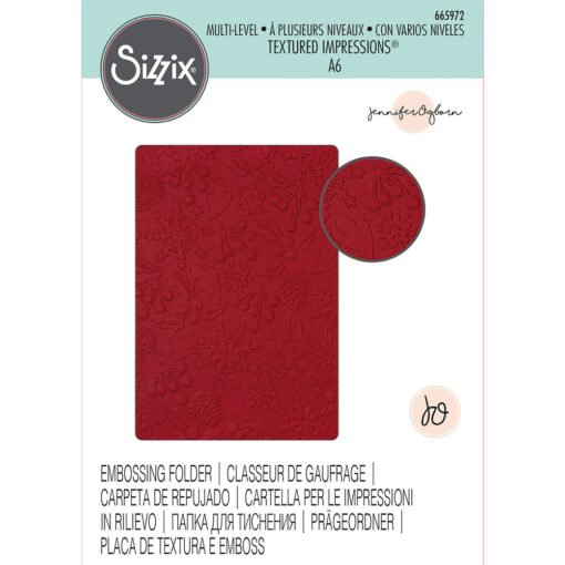 Sizzix Placa de Embossing Winter Pattern