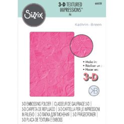 Placa de Textura e Emboss 3D – Mark Making Hearts