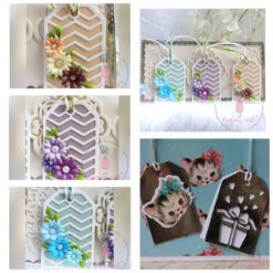 Dress My Craft Cortante Birthday Tags