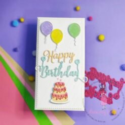 Dress My Craft Cortante Happy Birthday Set