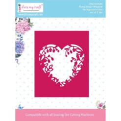 Dress My Craft Cortante Floral Heart Window