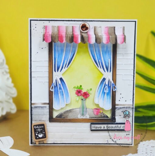 Dress My Craft Cortante Curtain Set