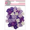 Flores de Papel Tons Lilás – 55 pcs