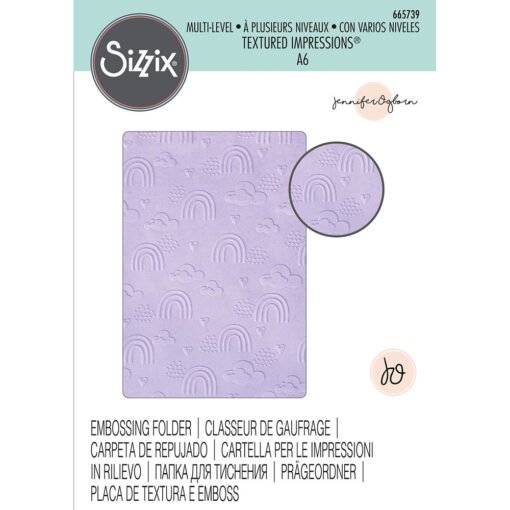 Sizzix Placa de Embossing Rainbow Sky