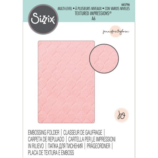 Sizzix Placa de Embossing Fan Tile