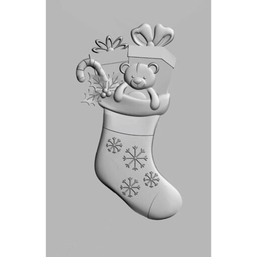 Sizzix Placa de Embossing Christmas Stocking