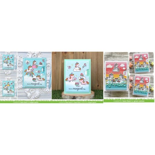 Lawn Fawn Cortantes Reveal Wheel Unicorn Picnic