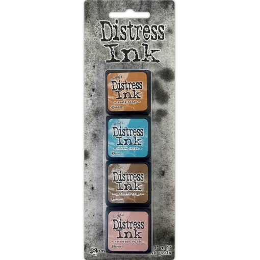 Ranger - Tim Holtz Kit 4 Mini Distress Ink 6