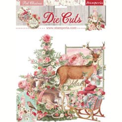 Stamperia Die Cuts Pink Christmas