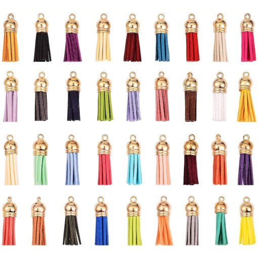 Pack com 36 Mini Borlas de Camurça