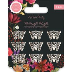 Craft Consortium Midnight Flight Borboletas em Metal