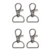 Mosquetões de Metal Cinza - 4 pcs