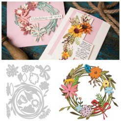 Sizzix Cortantes Thinlits by Tim Holtz – Vault Funky Floral Wreath