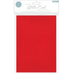 Craft Consortium Cartolinas Glitter A4 Vermelho