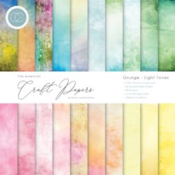 Craft Consortium Papel de Scrapbooking Grunge Light Tones 20x20cm