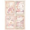 Stamperia Papel Arroz A4 Romance Forever - Cards