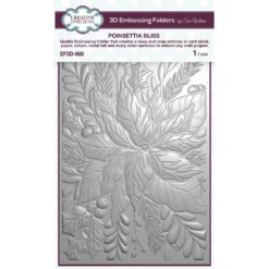 Creative Expressions Placa de Embossing 3D Poinsettia Bliss