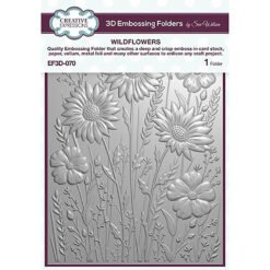 Creative Expressions Placa de Embossing 3D Wildflowers