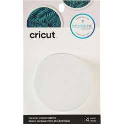 Cricut Bases para Copos Brancas - Redondas