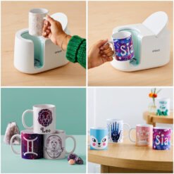 Cricut 36 Canecas de Cerâmica Brancas 350ml