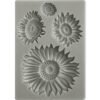 Stamperia Molde de Silicone A6 Sunflower Art - Sunflowers