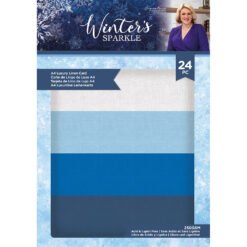 Crafter's Companion Cartolinas A4 Winter's Sparkle