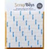 ScrapBoys Cubos Espuma Adesiva Cinza 1x1cm – 3mm Espessura