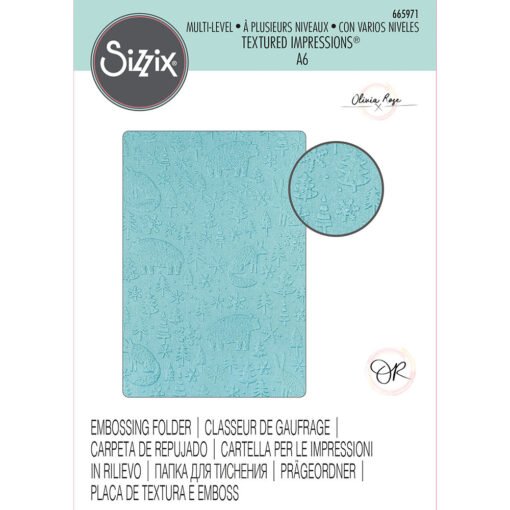 Sizzix Placa de Embossing Nordic Pattern