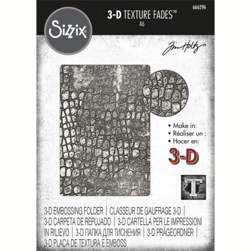 Sizzix Placa de Embossing 3D Reptile