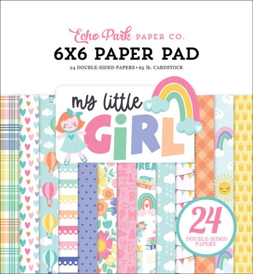 Echo Park Papel de Scrapbooking My Little Girl