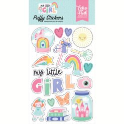 Echo Park Puffy Stickers My Little Girl